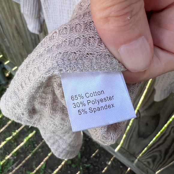 👗Grace & Emma Sequin Sleeve Beige/light pink Top - Picture 8 of 9